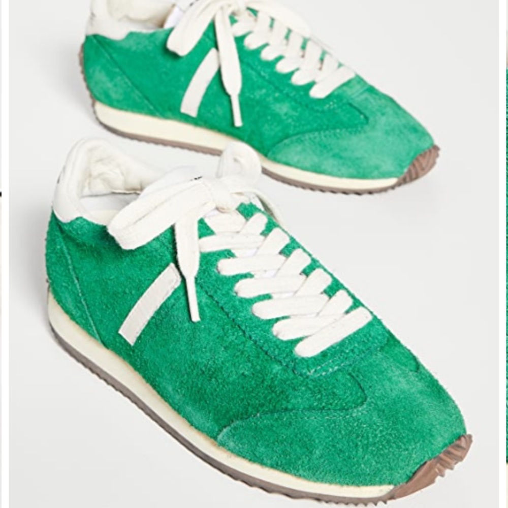 Redone Emerald Green 70’s Runner Sneakers